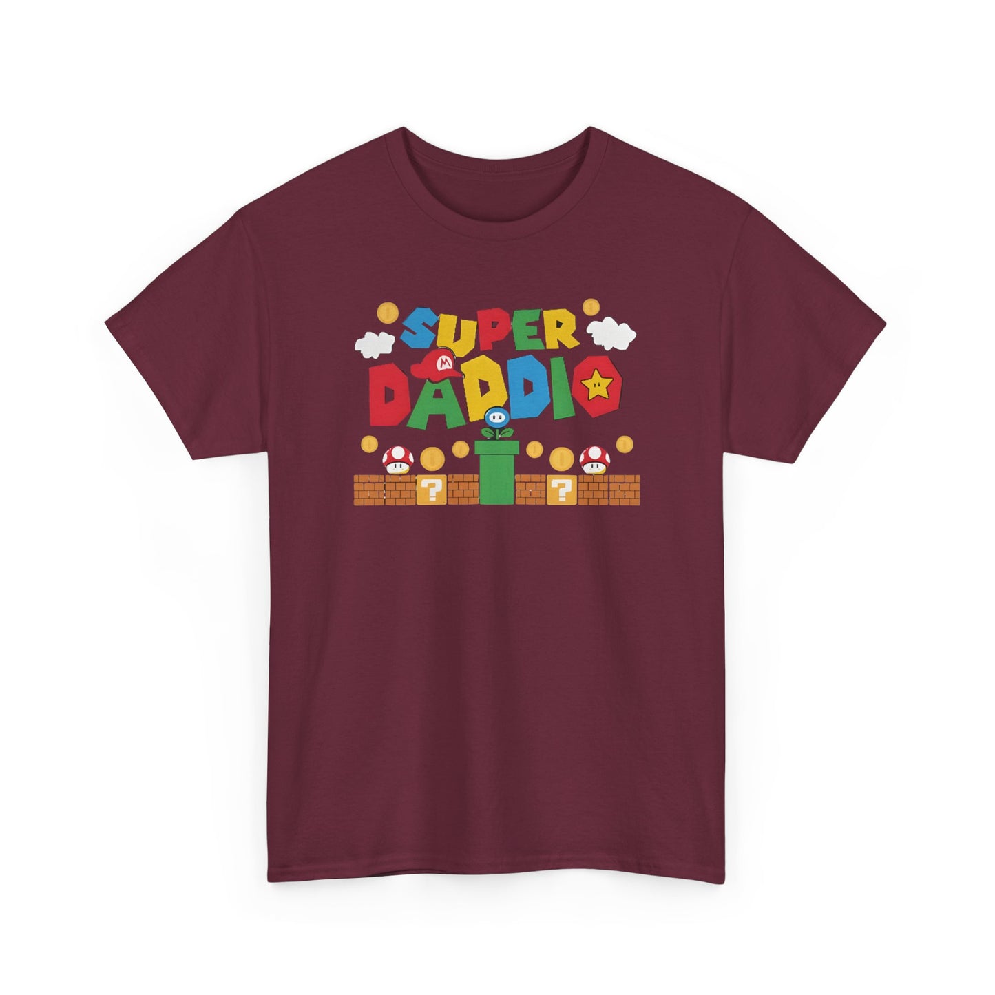 Super Daddio T-Shirt – Funny Retro Gaming Dad Shirt, Father’s Day Gift Tee