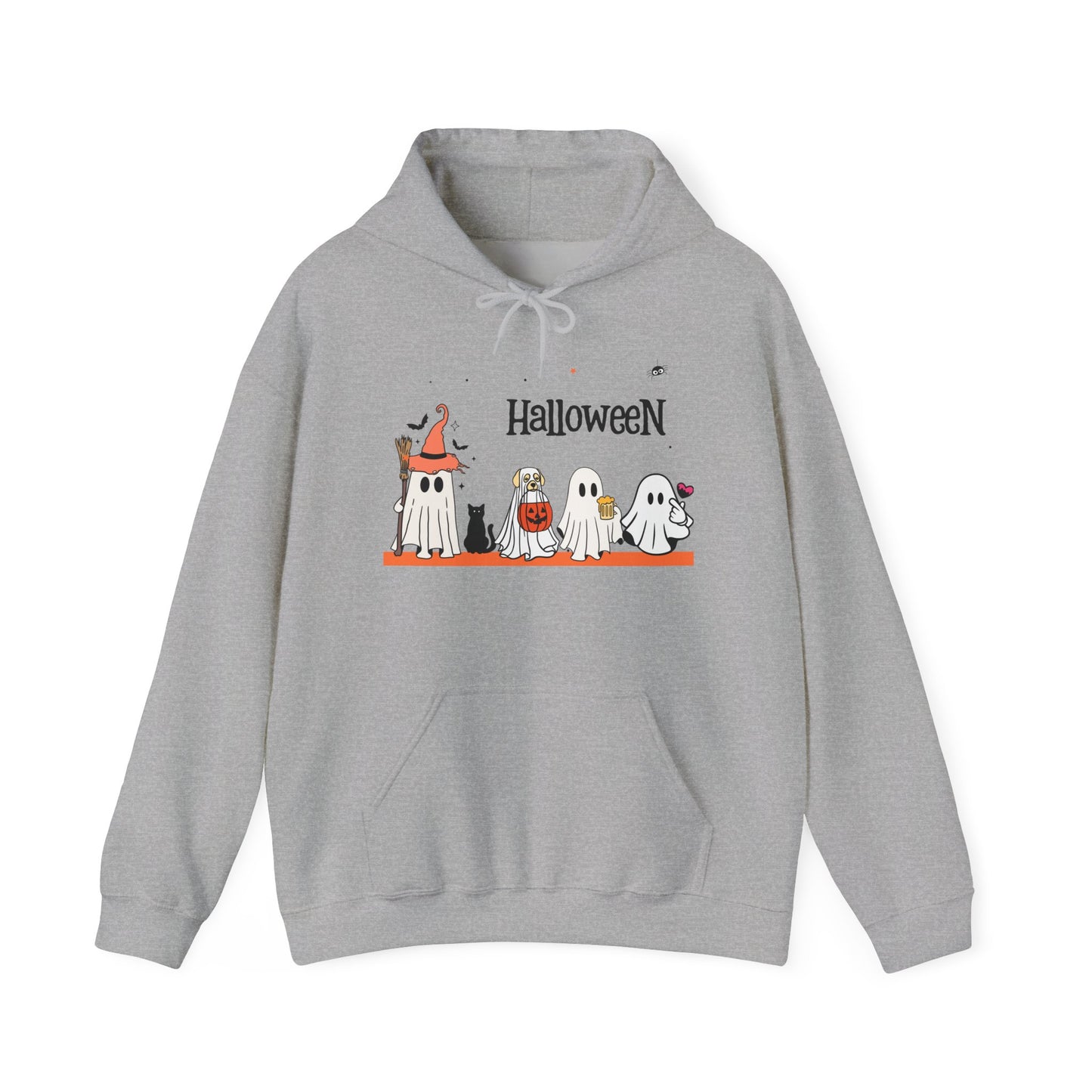 Costumed Cuties” Halloween Hoodie – Ghost Squad in Trick-or-Treat Mode