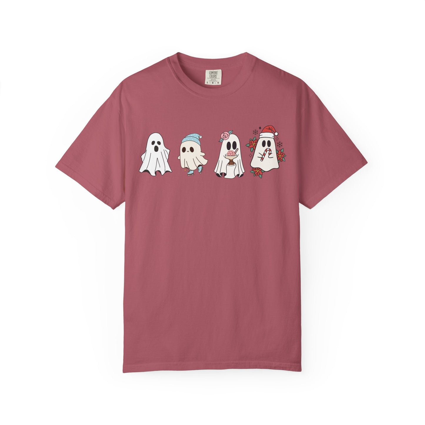 Halloween Ghost Comfort Colors Shirt, Spooky Season Tee, Halloween Cute Women Outfit, Halloween Gift, Halloween Ghost Tshirt