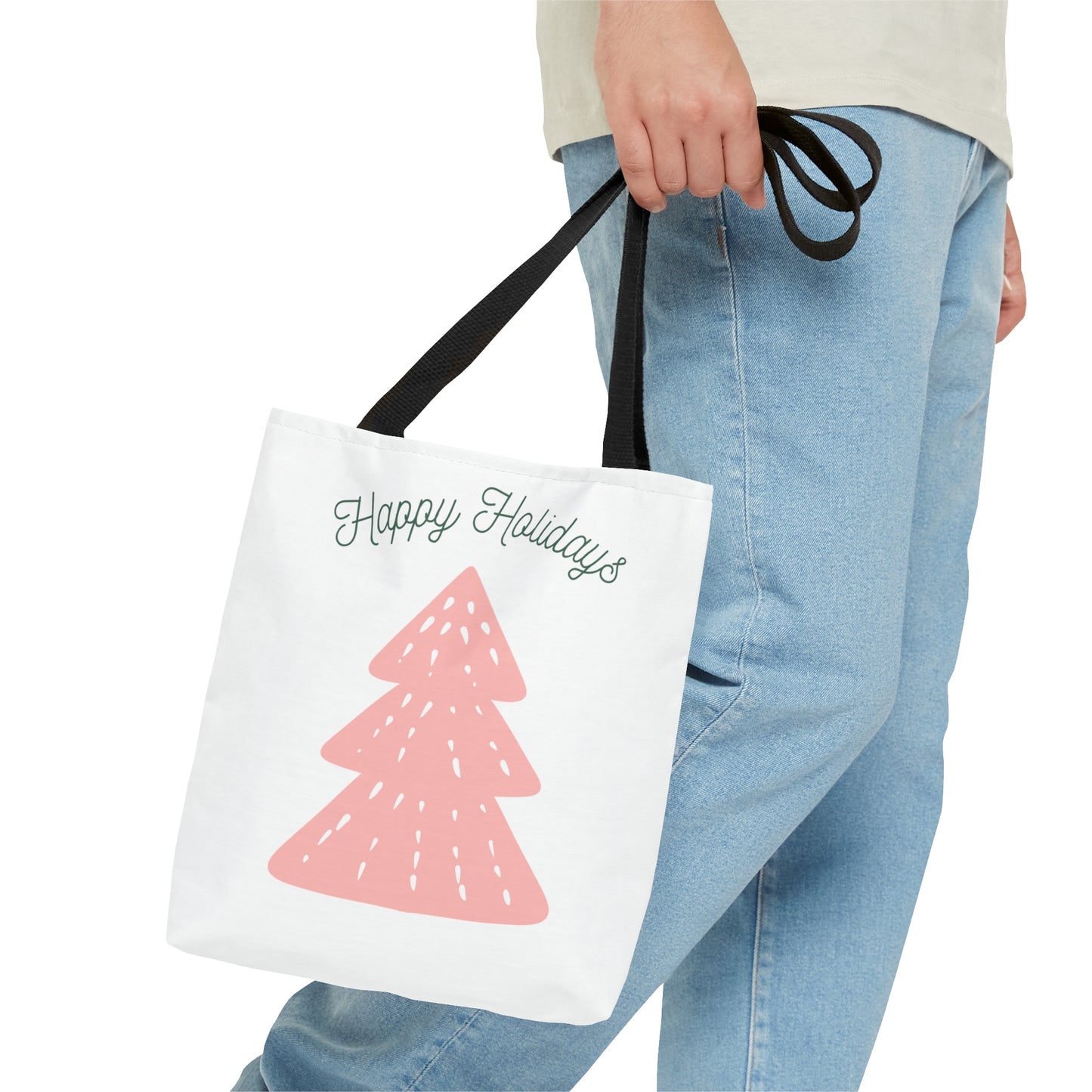Hapopy Holidays Printed Festival Tote Bags