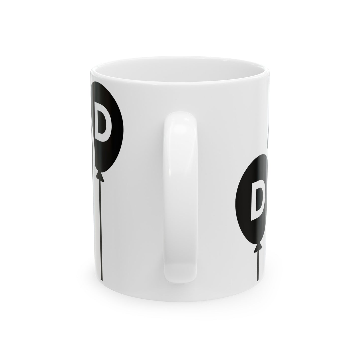 Dad with Baloom Them Ceramic Mug, (11oz, 15oz) for Father