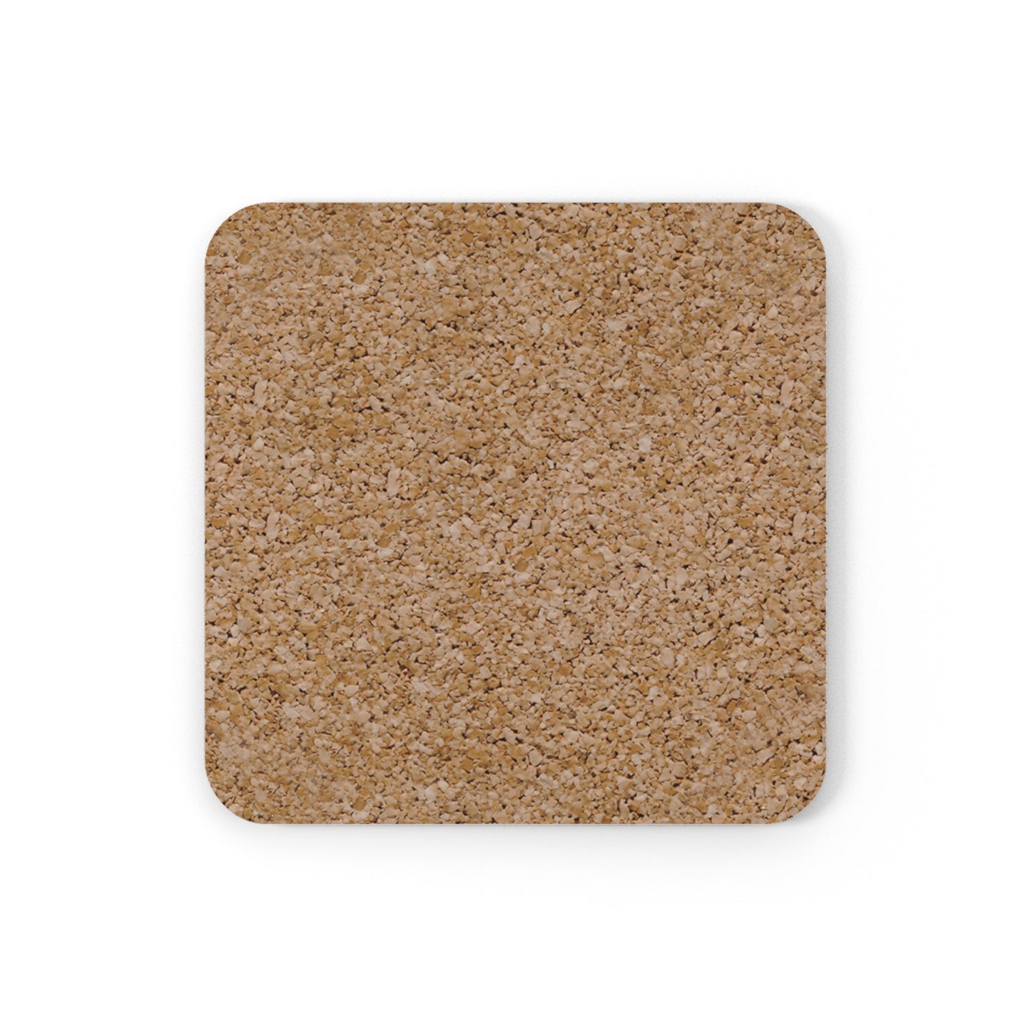 White Christmas Cork Back Coaster