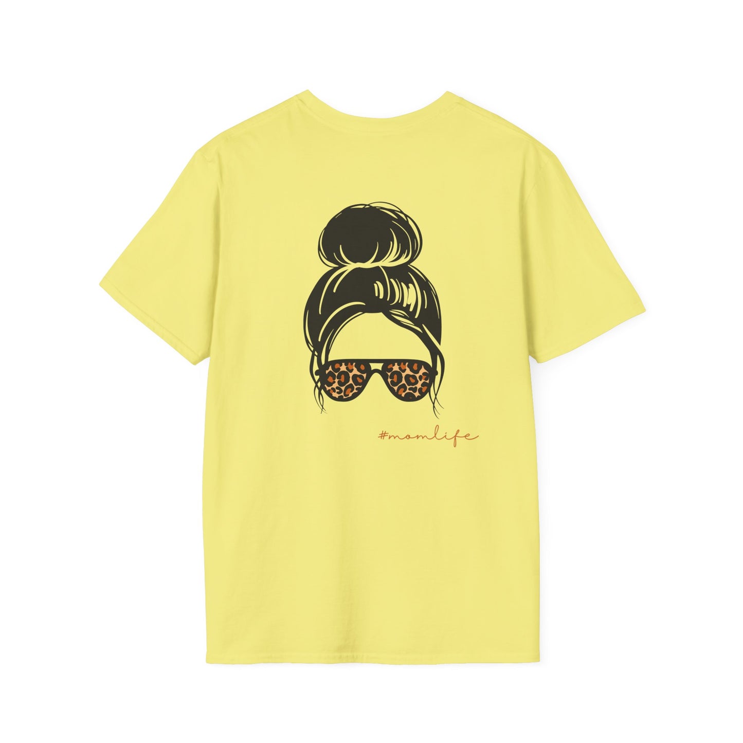 Mom Life Tshirt for Mother, Two Side Printed Tshirt for Mom, Inspirational Tshirt for Mom, Birthday Gift for Mom