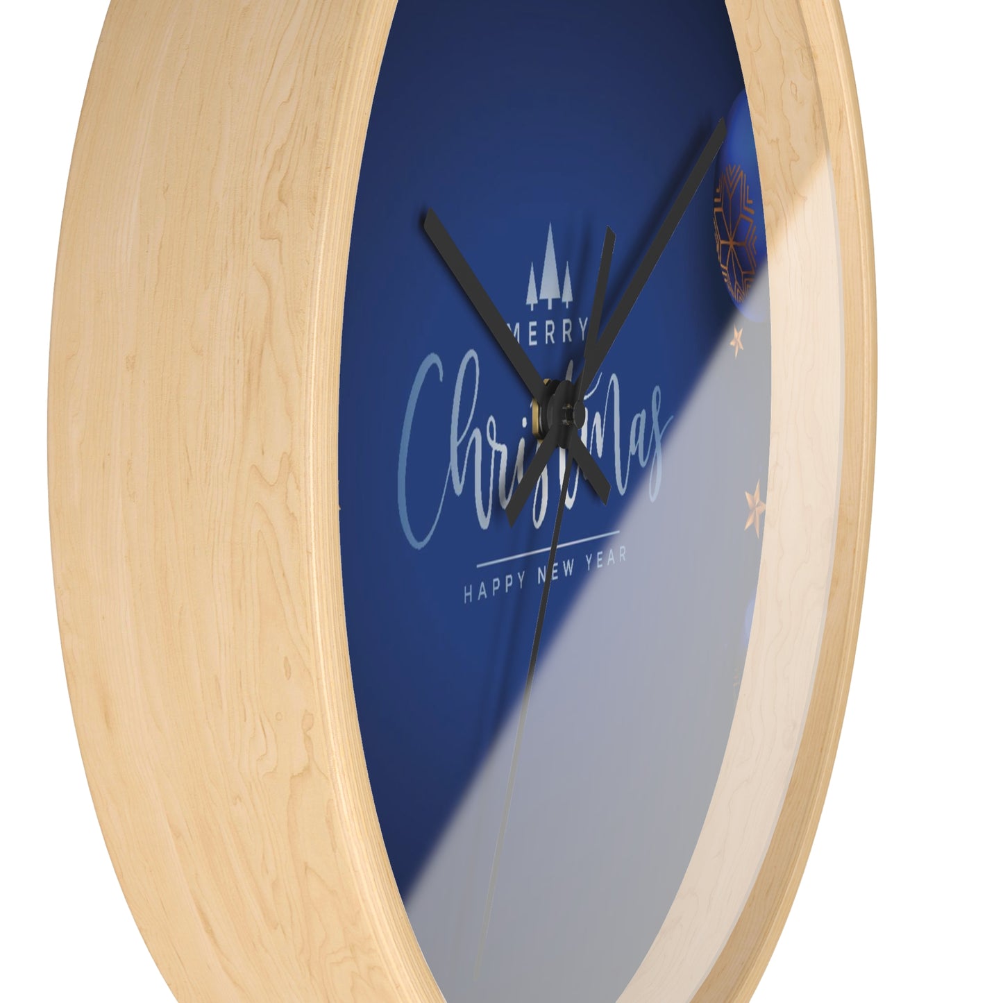 Dark Blue Wall Clock