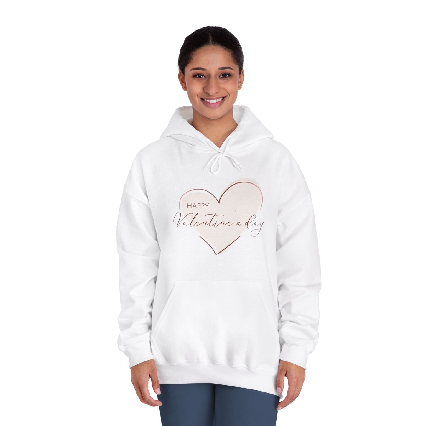 Valentine Sweatshirt for Her and Him, Unisex DryBlend® Hooded Sweatshirt, Valentine's Gift