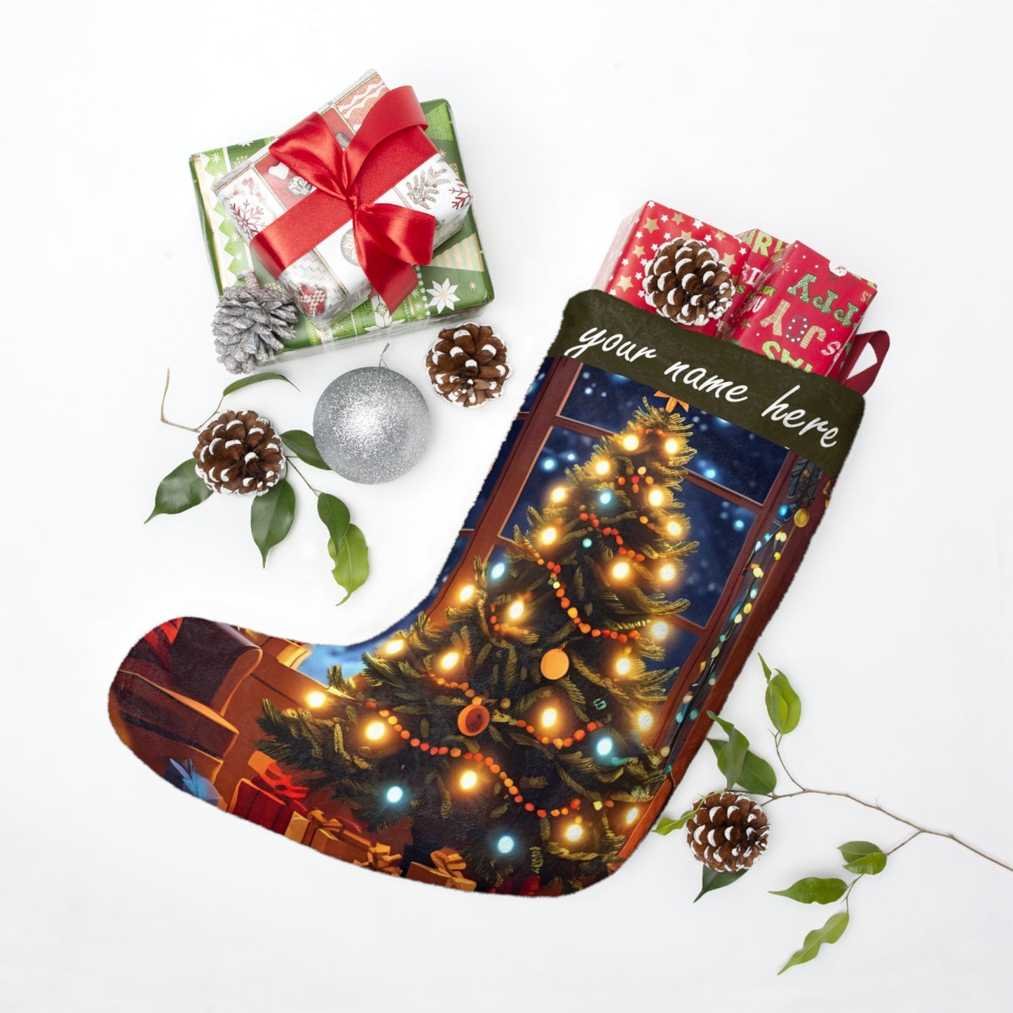 Name Christmas Stocking – Personalized Holiday Décor for Everyone