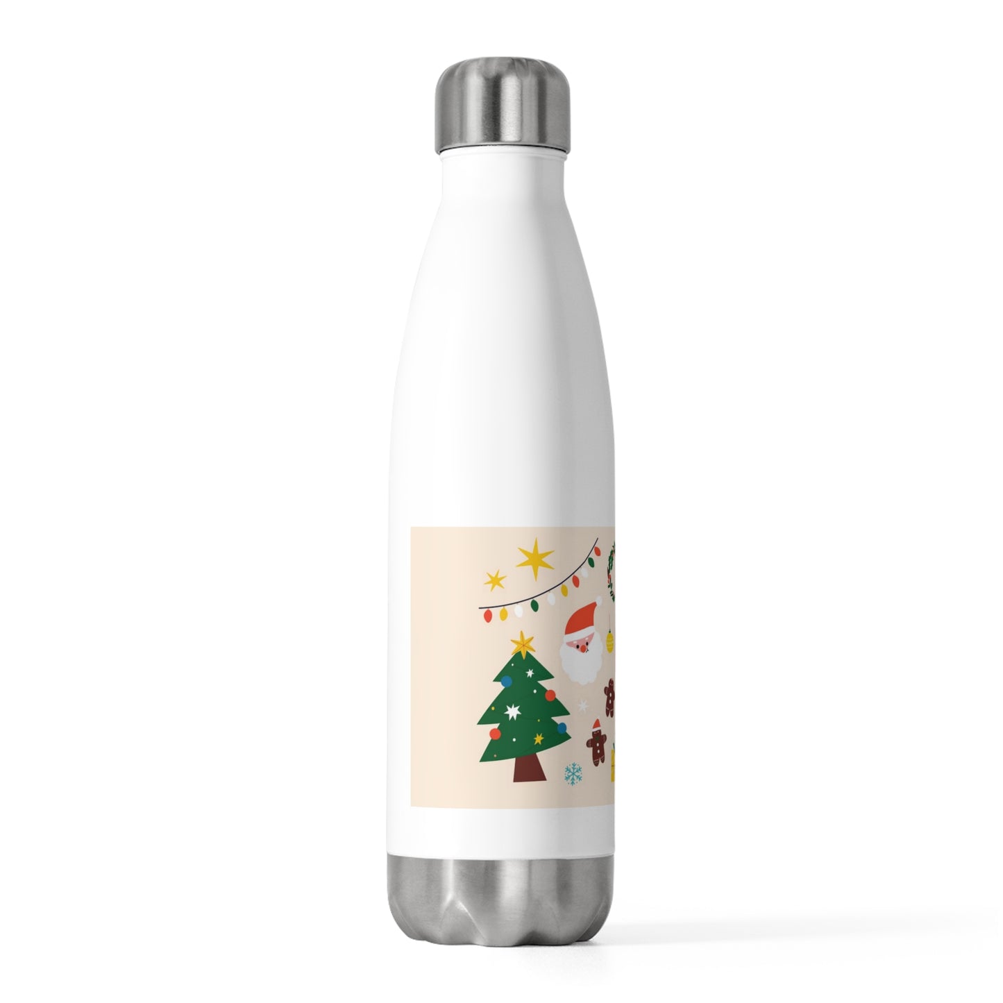 Christmas 20oz Double Wall Insulated Stainless Steel Water Bottle