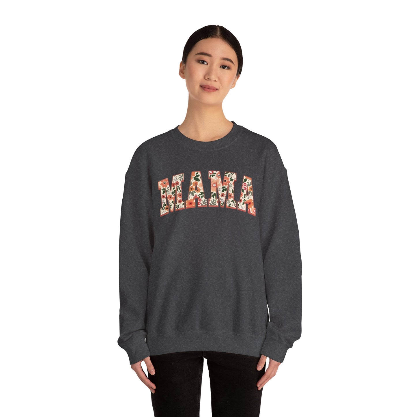 Mama Floral Crewneck Sweatshirt – Cozy Mother’s Day Pullover