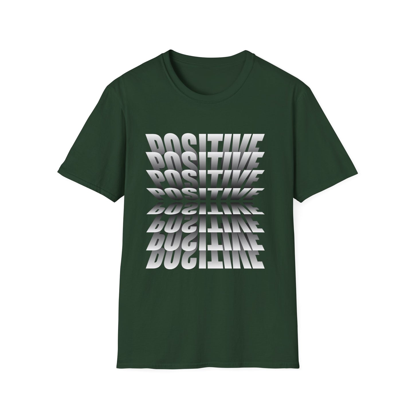 Positive Attitude Tshirt for Girl, Two Side Printed Tshirt for Her, Inspirational Tshirt for Her, Birthday Gift for Her