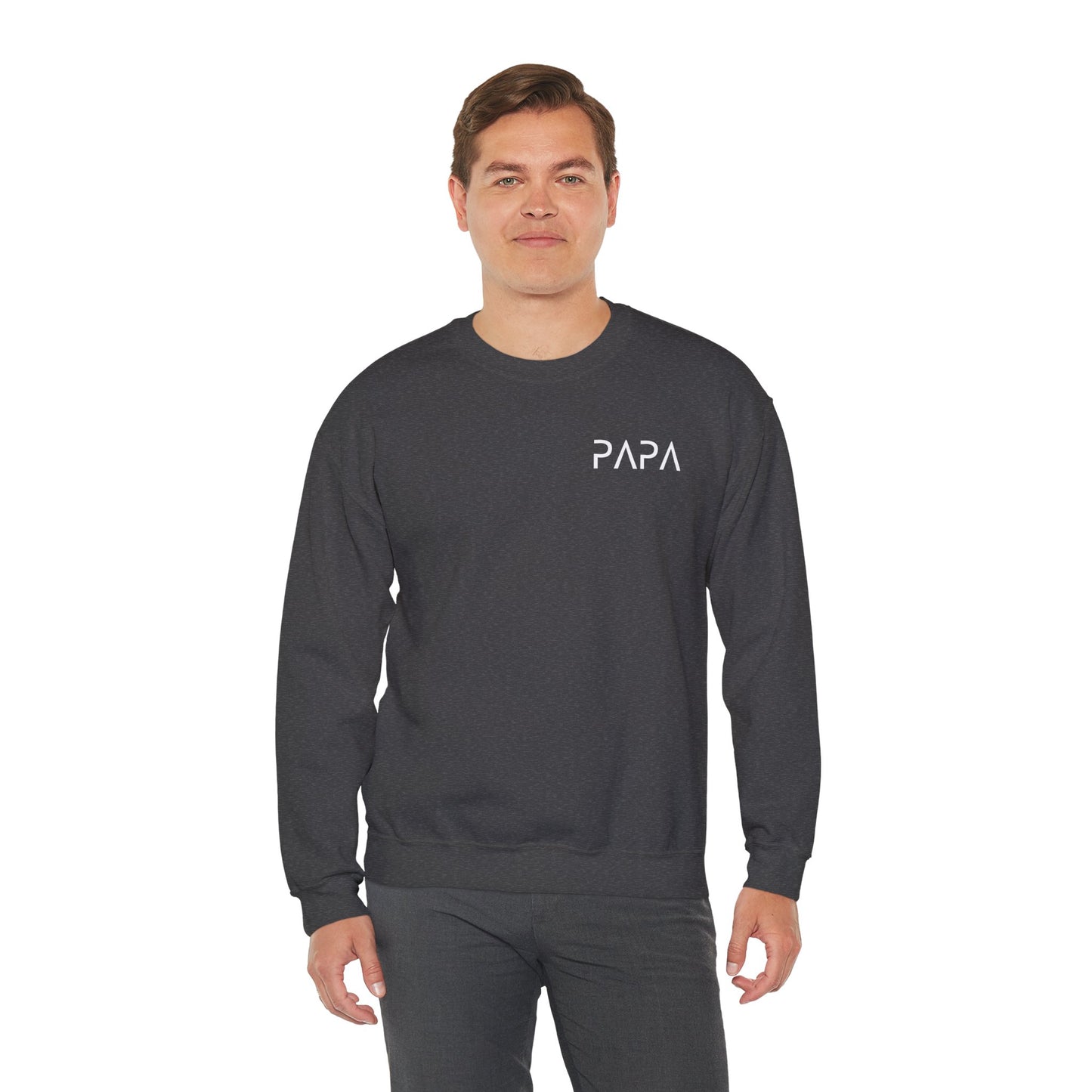 Papa Crewneck Sweatshirt – Cozy Dad Pullover