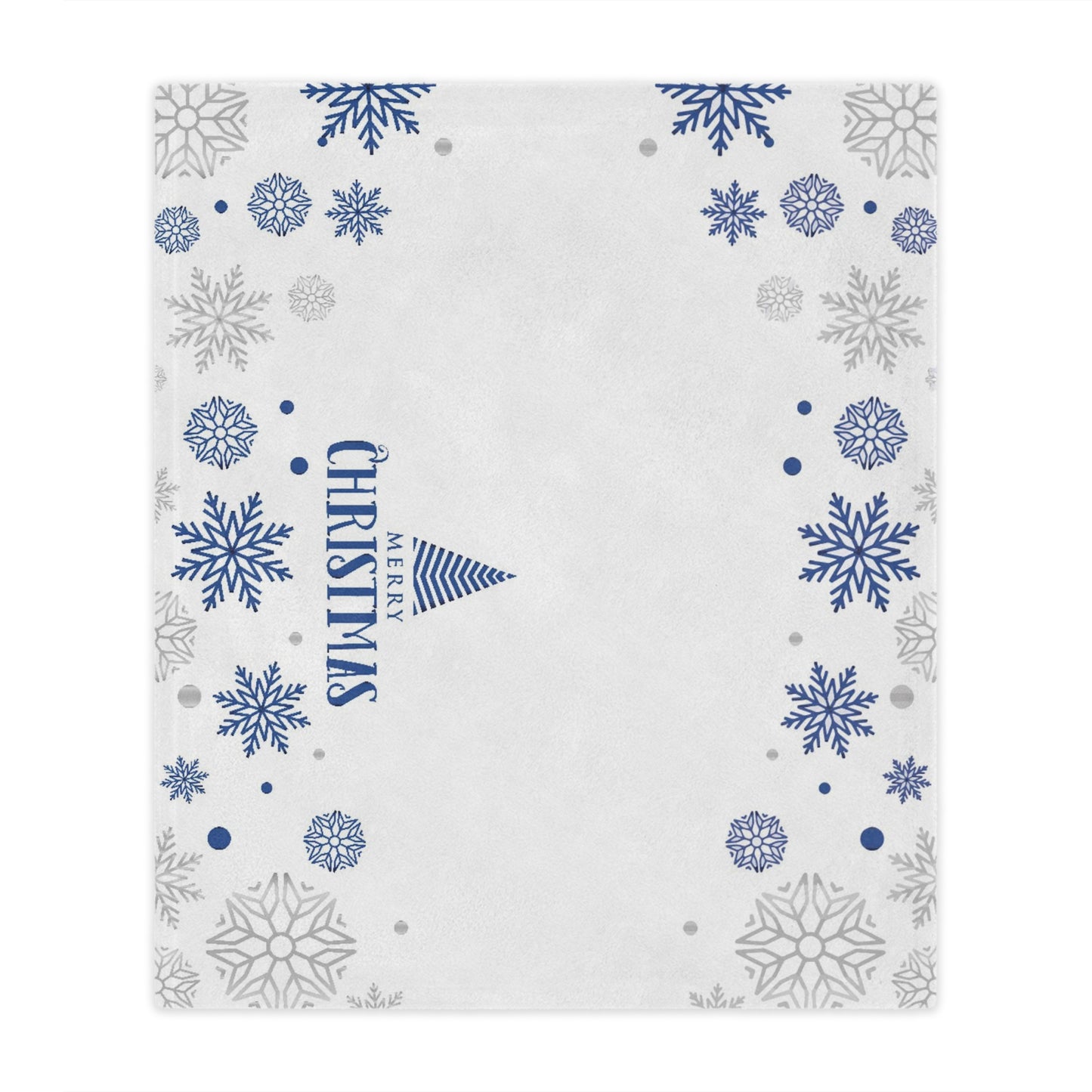 White Christmas Minky Blanket