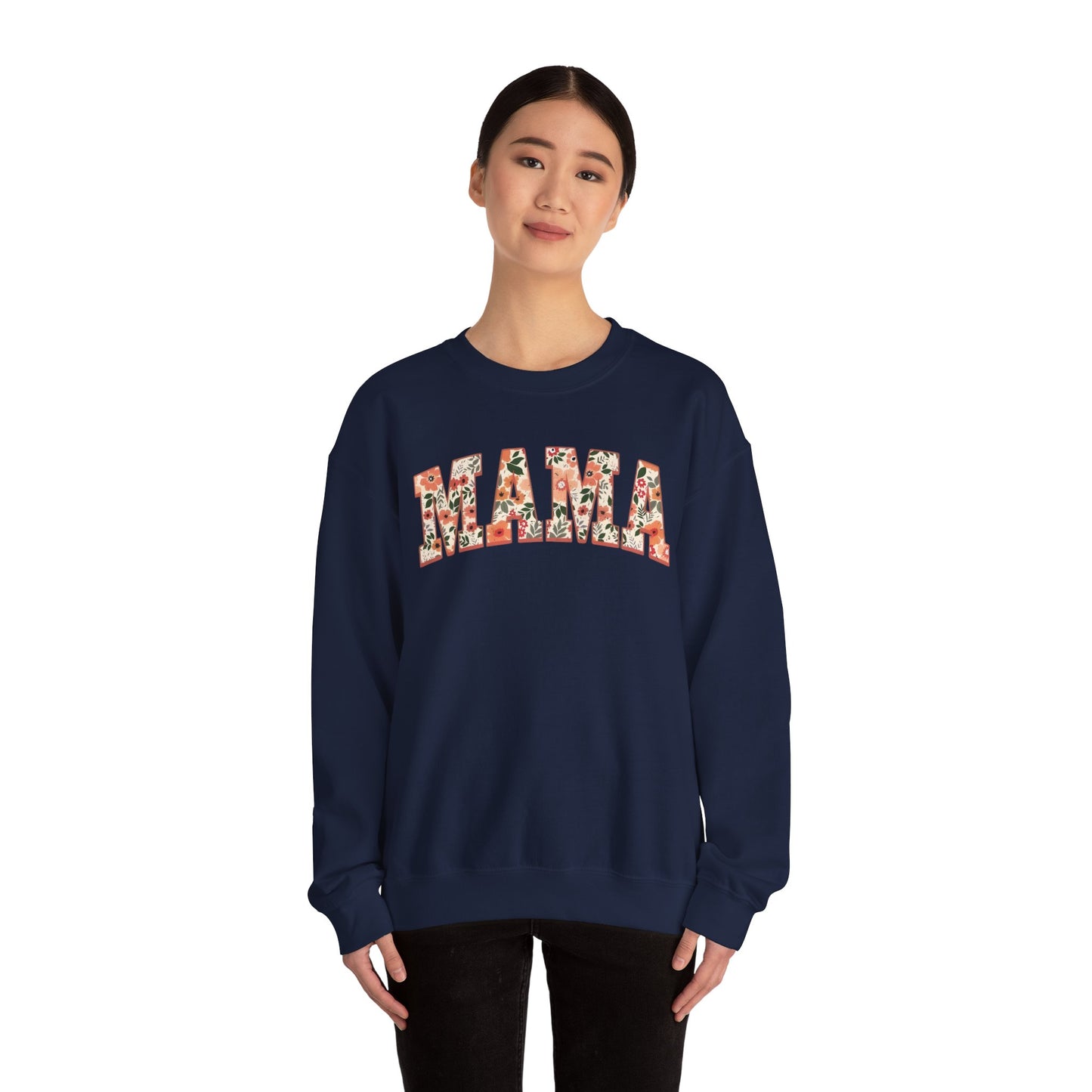 Mama Floral Crewneck Sweatshirt – Cozy Mother’s Day Pullover