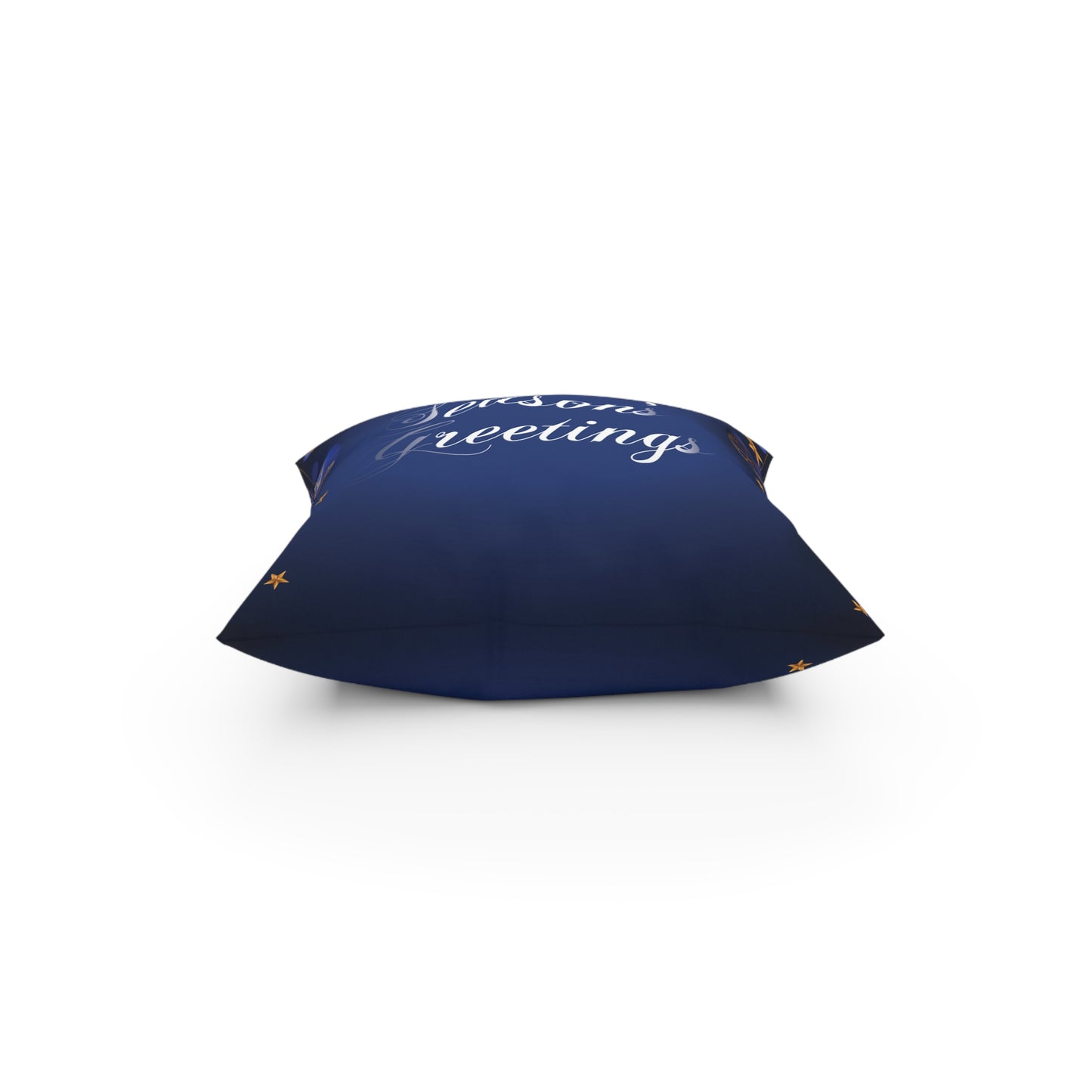 Hoilday Broadcloth Pillow, Dark Blue