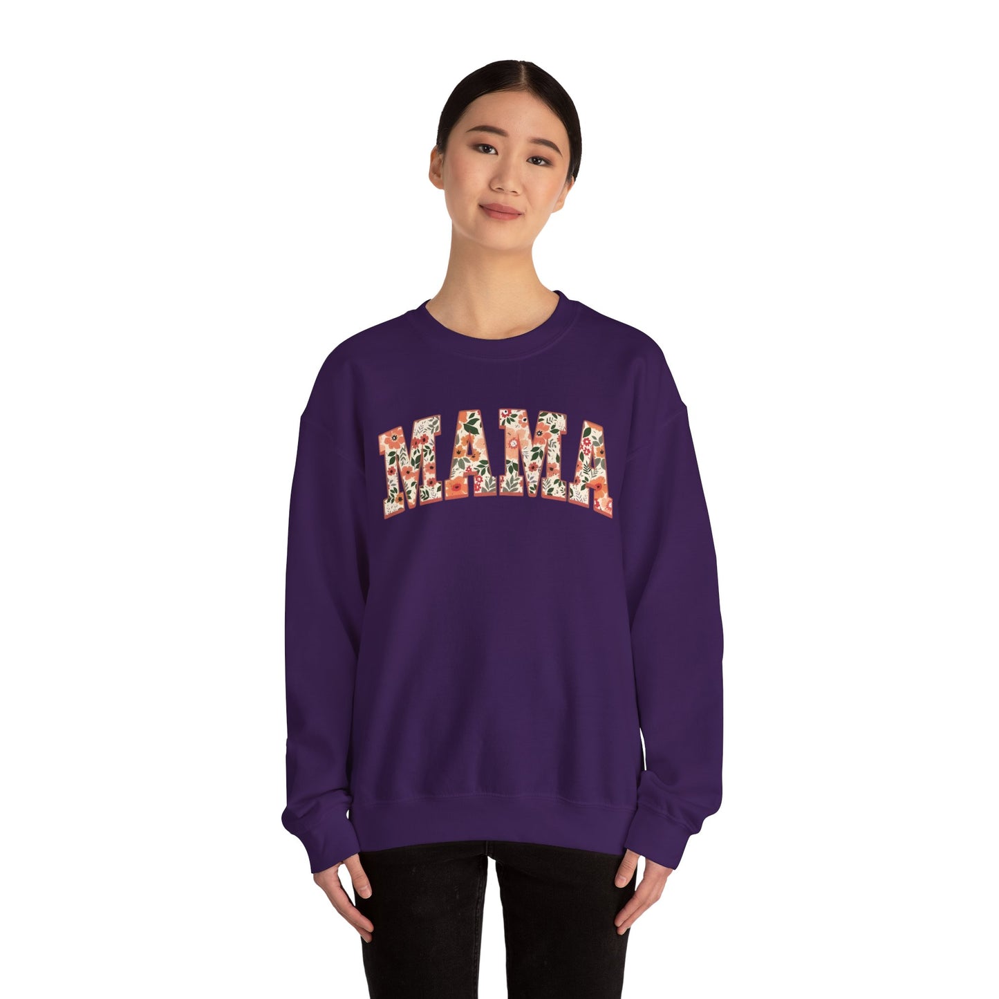 Mama Floral Crewneck Sweatshirt – Cozy Mother’s Day Pullover