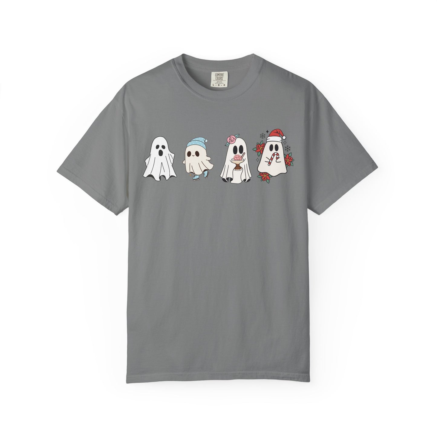 Halloween Ghost Comfort Colors Shirt, Spooky Season Tee, Halloween Cute Women Outfit, Halloween Gift, Halloween Ghost Tshirt