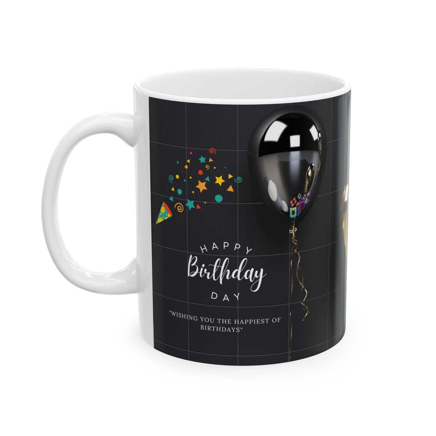 Happy Birthday Mugs, Birthday Gift Ceramic Mugs, 11 oz