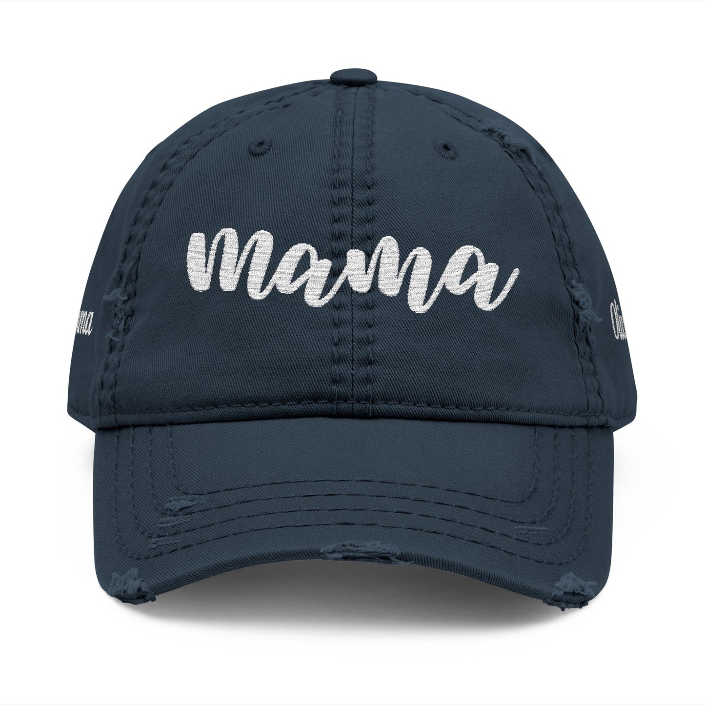 Personalized Embroidered 'Mama' Cap – Custom Distressed Hat for Mother’s Day or Birthday | Thoughtful Gift for Mom
