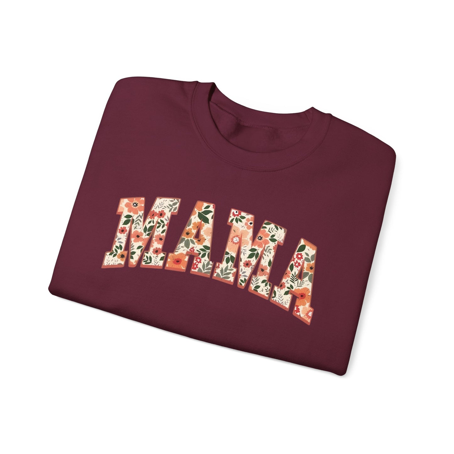 Mama Floral Crewneck Sweatshirt – Cozy Mother’s Day Pullover