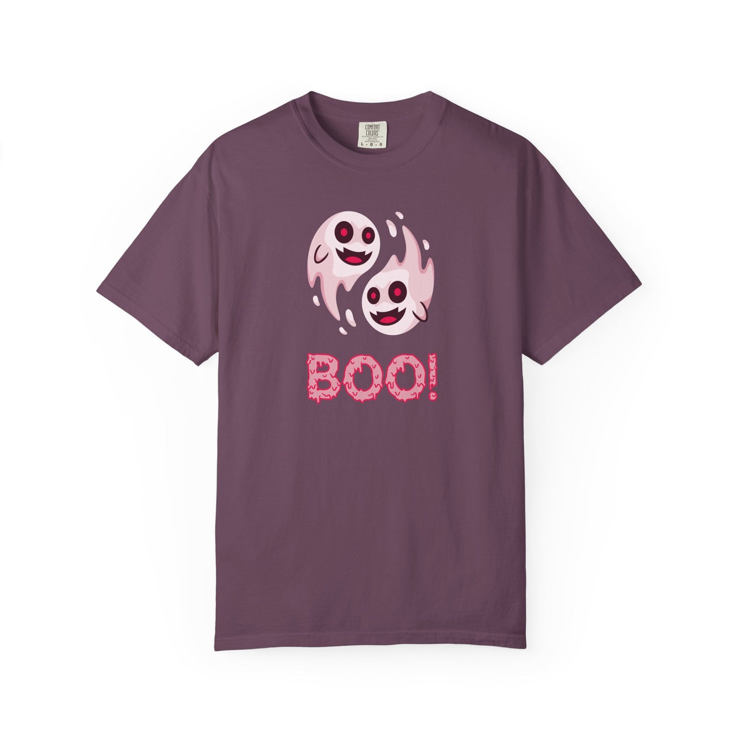 BOO! Double Ghost Tee – Pink Eyed Fright Delight tshirt