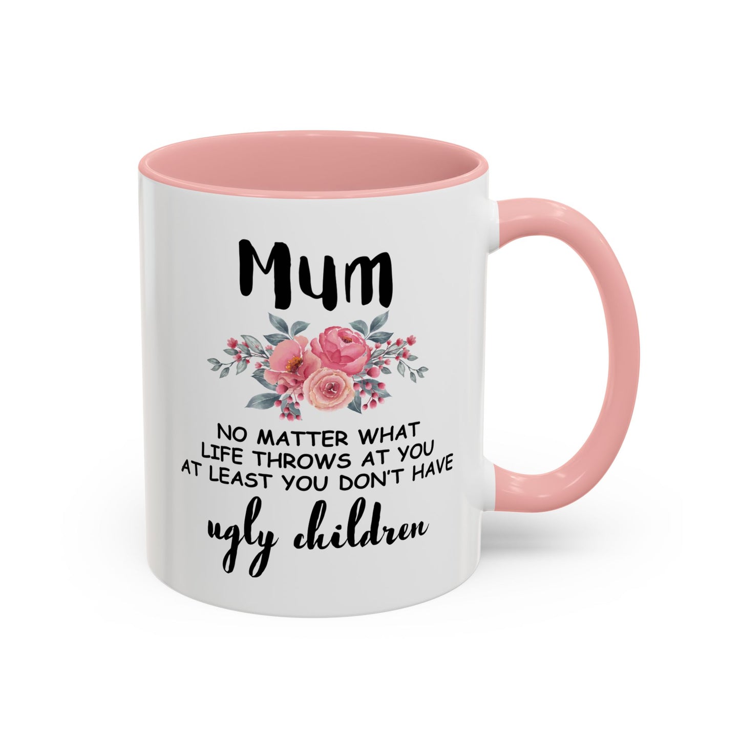 Mum Floral Ceramic Coffee Mug – Funny Maternal Pride Gift, 11oz