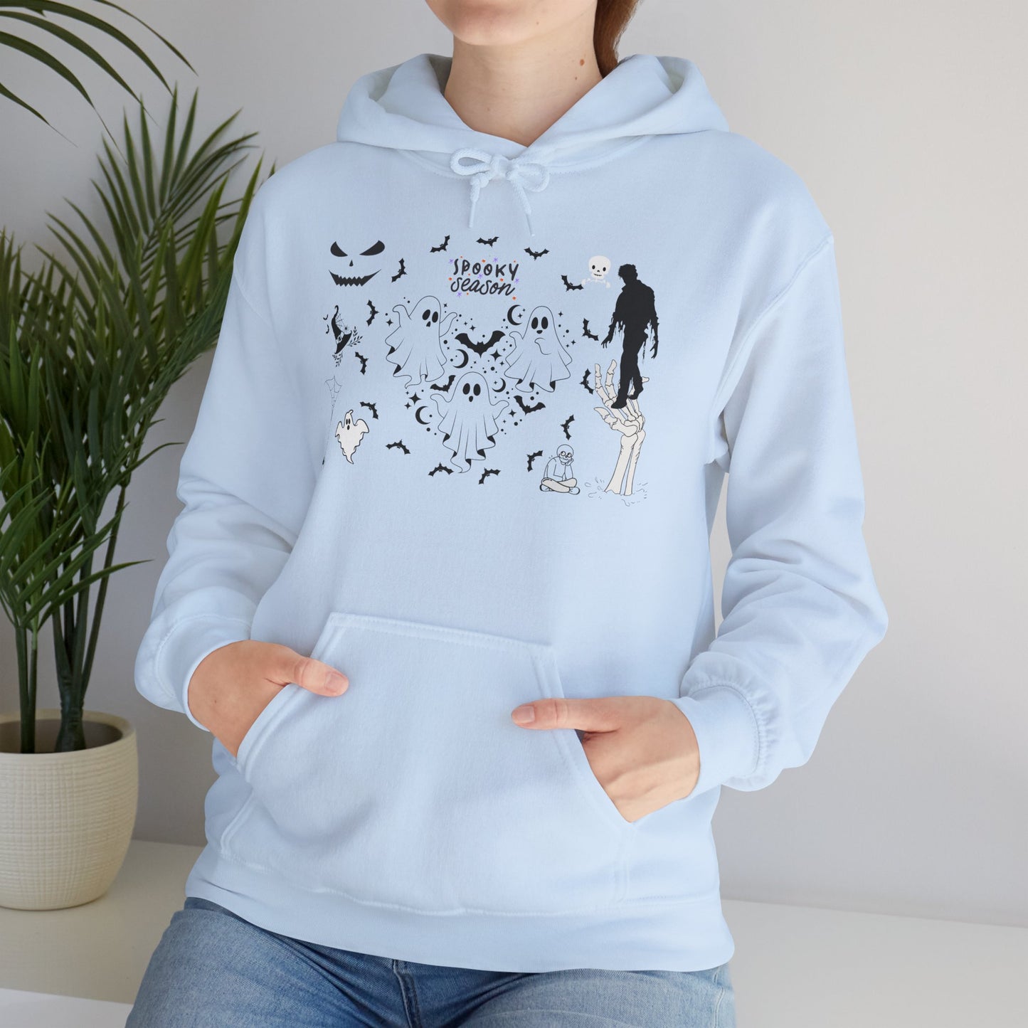 Halloween Hoodie - Scary Night Creepy Graphic Sweatshirt