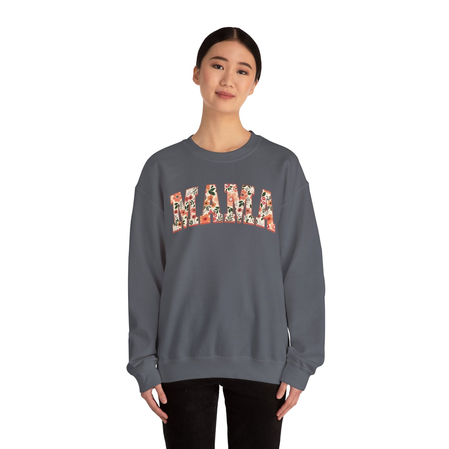 Mama Floral Crewneck Sweatshirt – Cozy Mother’s Day Pullover