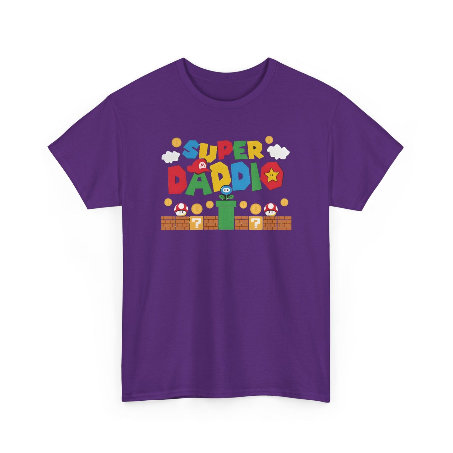 Super Daddio T-Shirt – Funny Retro Gaming Dad Shirt, Father’s Day Gift Tee