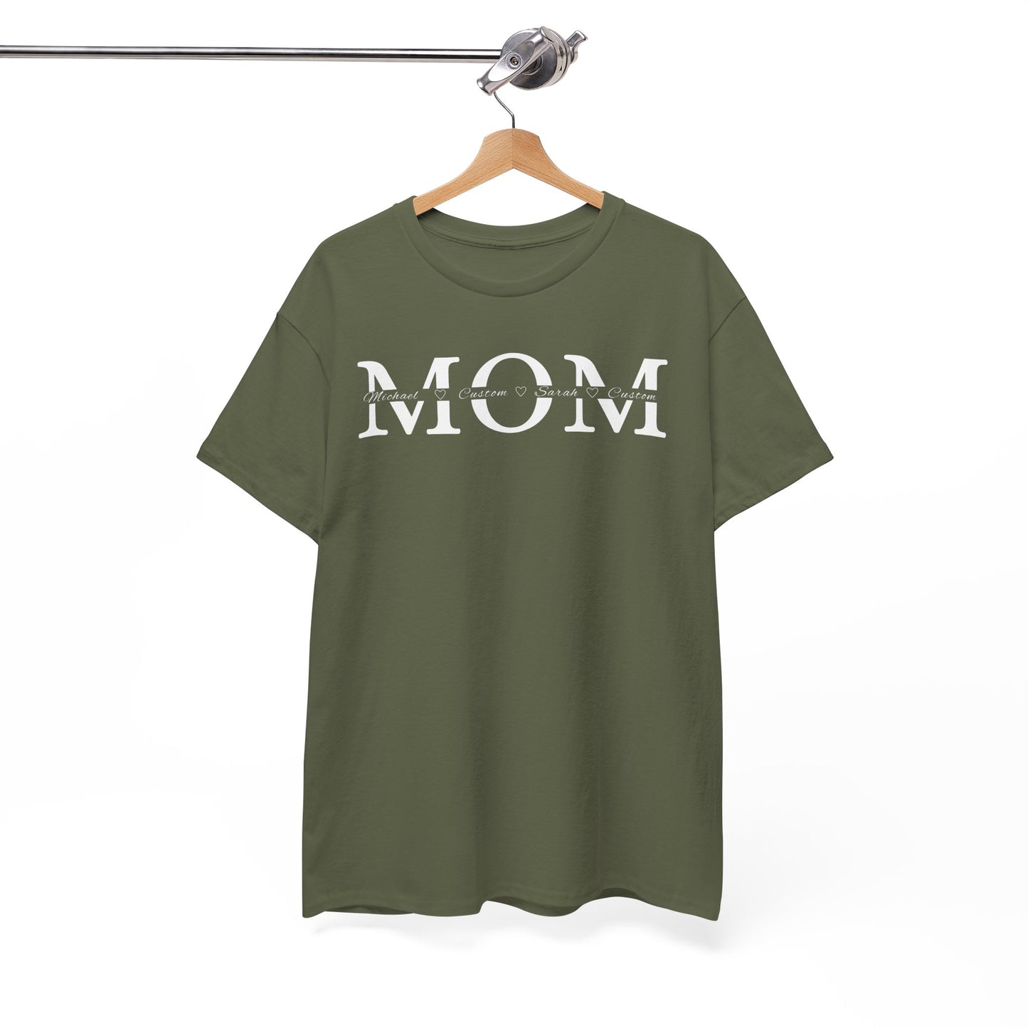 Personalized Mom T-Shirt with Kids’ Names – Perfect Gift for Mothers