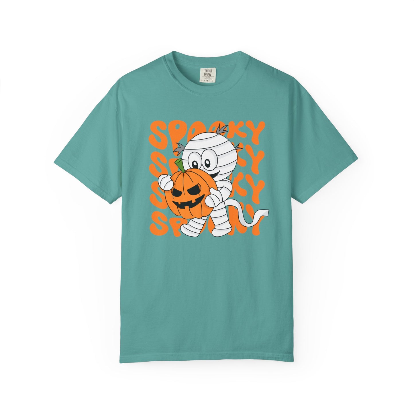 Wrapped & Ready Tee – Mummy Mischief with Pumpkin POP