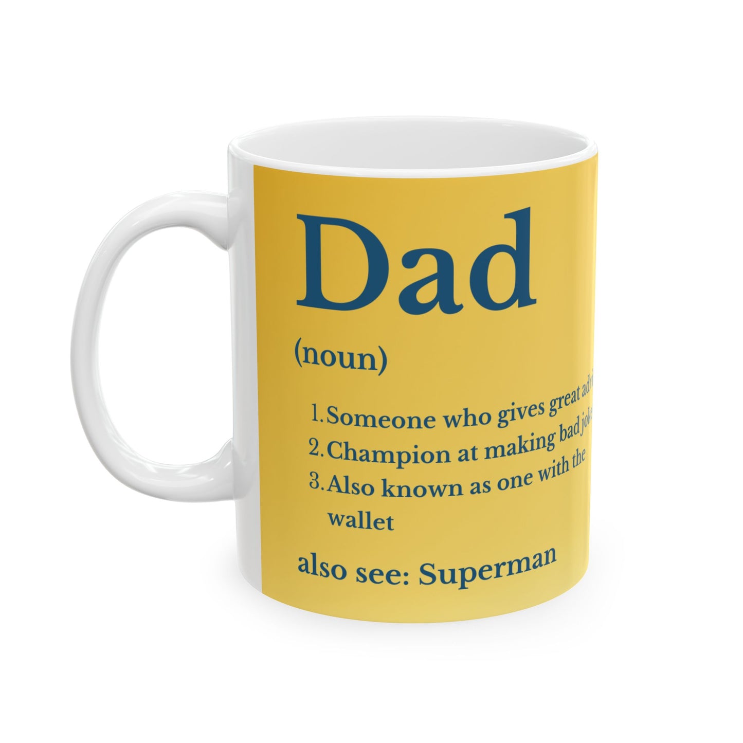 Superhero Dad & Child Mug – Father’s Day Gift, Everyday Hero Coffee Cup, 11oz & 15oz