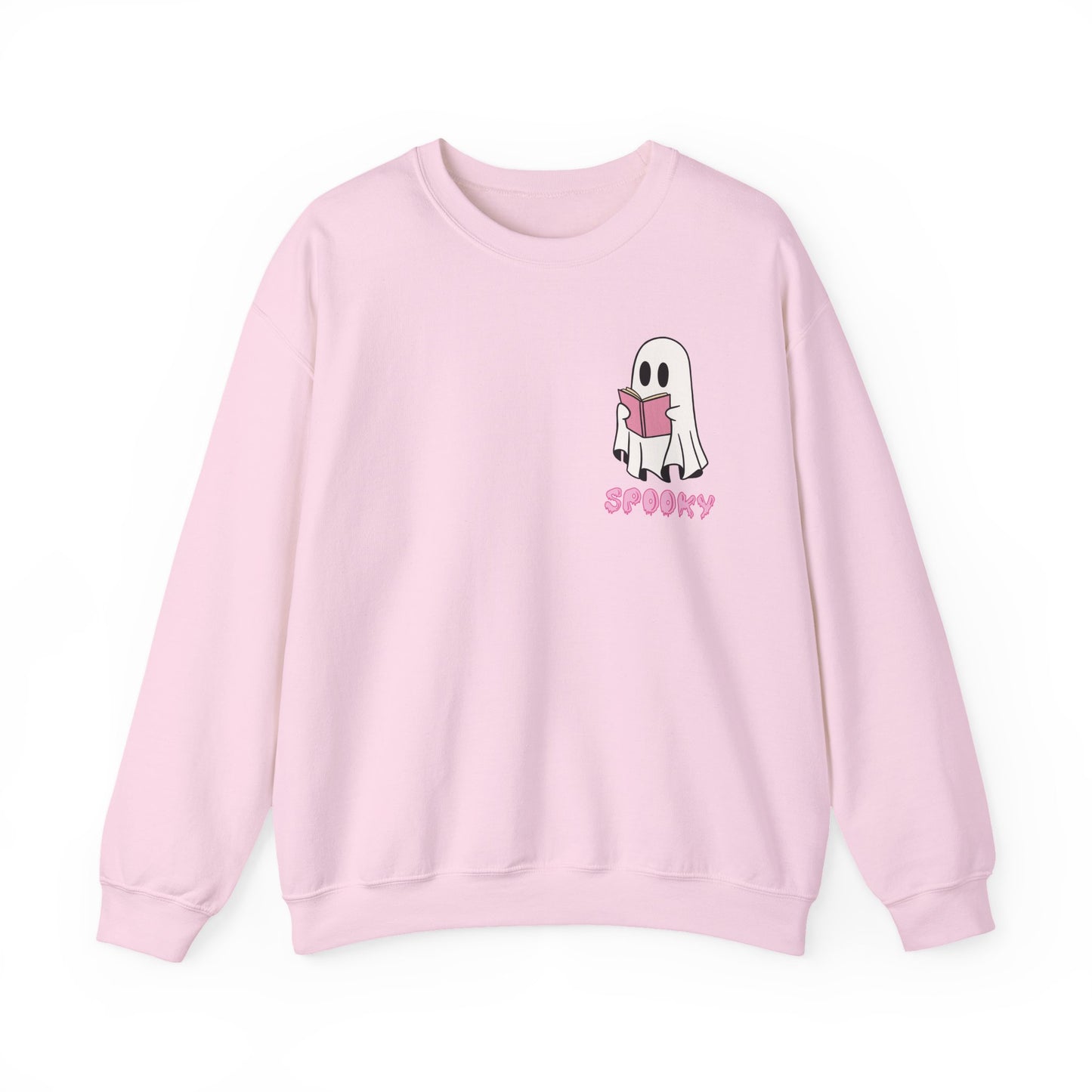 Spooky Bookworm Ghost Sweatshirt – Cozy Halloween Reads