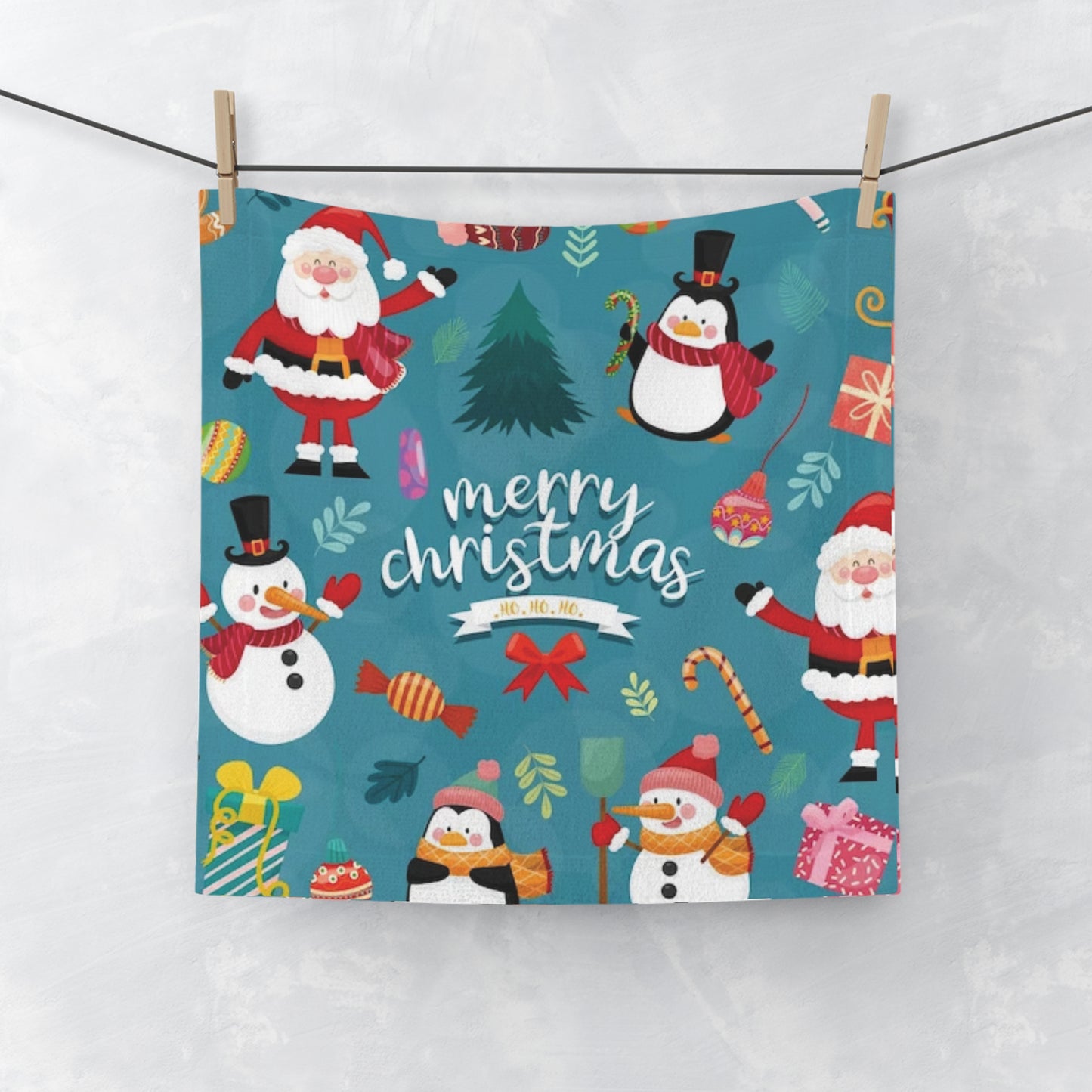 Christmas Face Towel