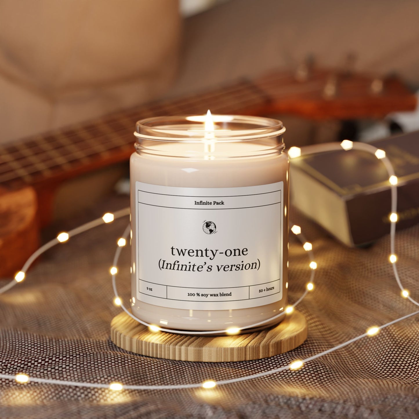 Twenty-One Candle (Infinite’s Version) – 21st Birthday Soy Wax Jar, Pop Culture Inspired Gift, Minimalist Aesthetic Candle