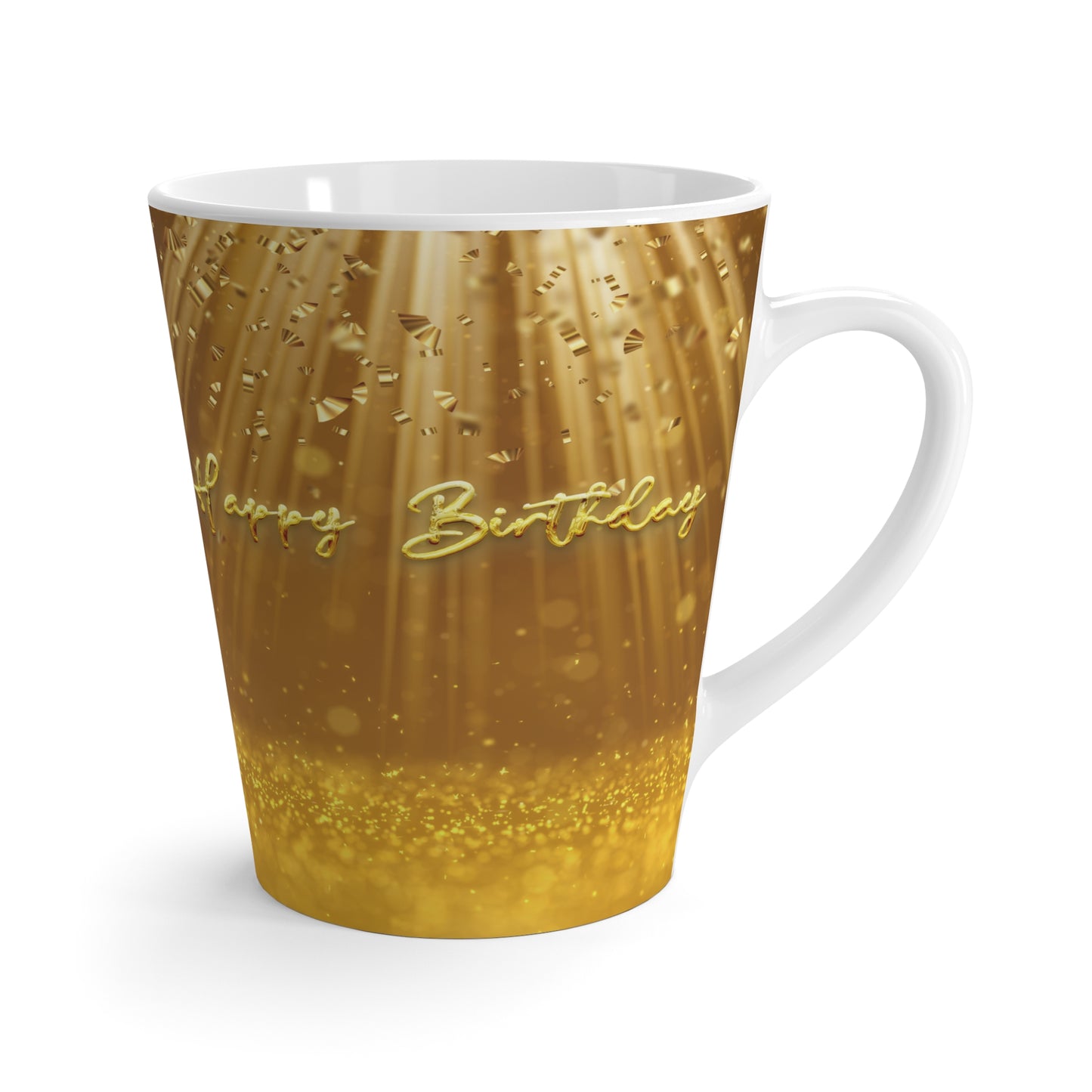 Happy Birthday Latte Mugs, Birthday Gift for Her, 12oz