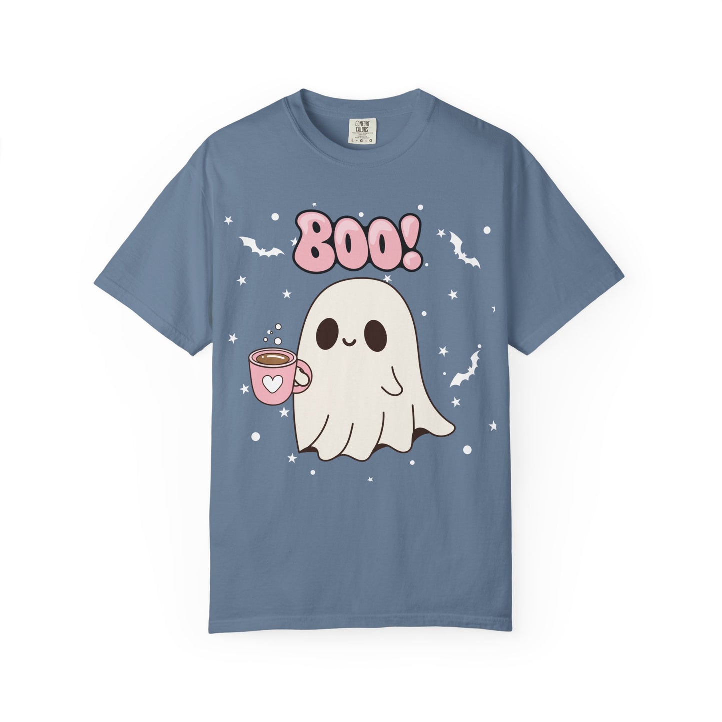 BOO Ghost Tee - Unisex Garment-Dyed T-shirt