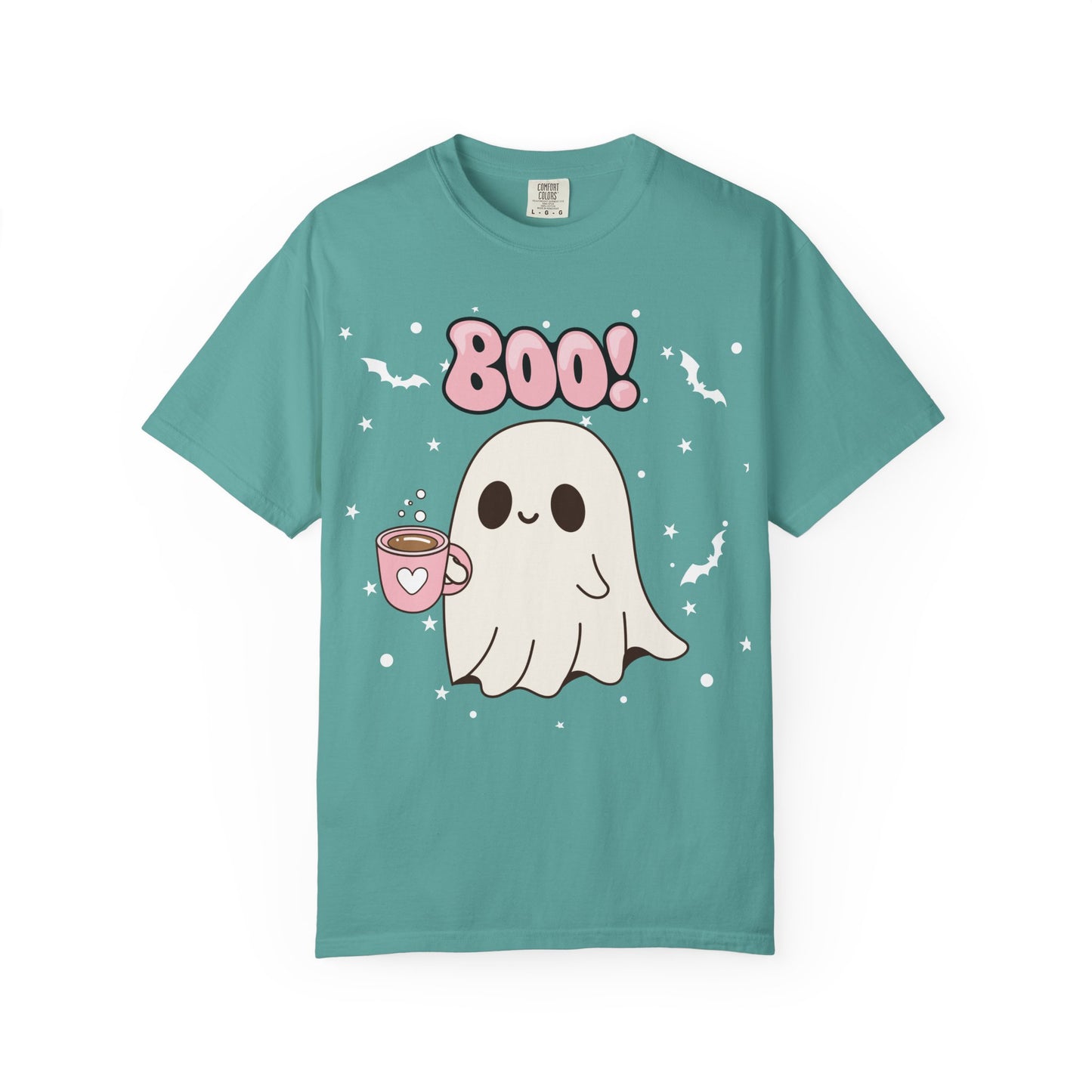 BOO Ghost Tee - Unisex Garment-Dyed T-shirt
