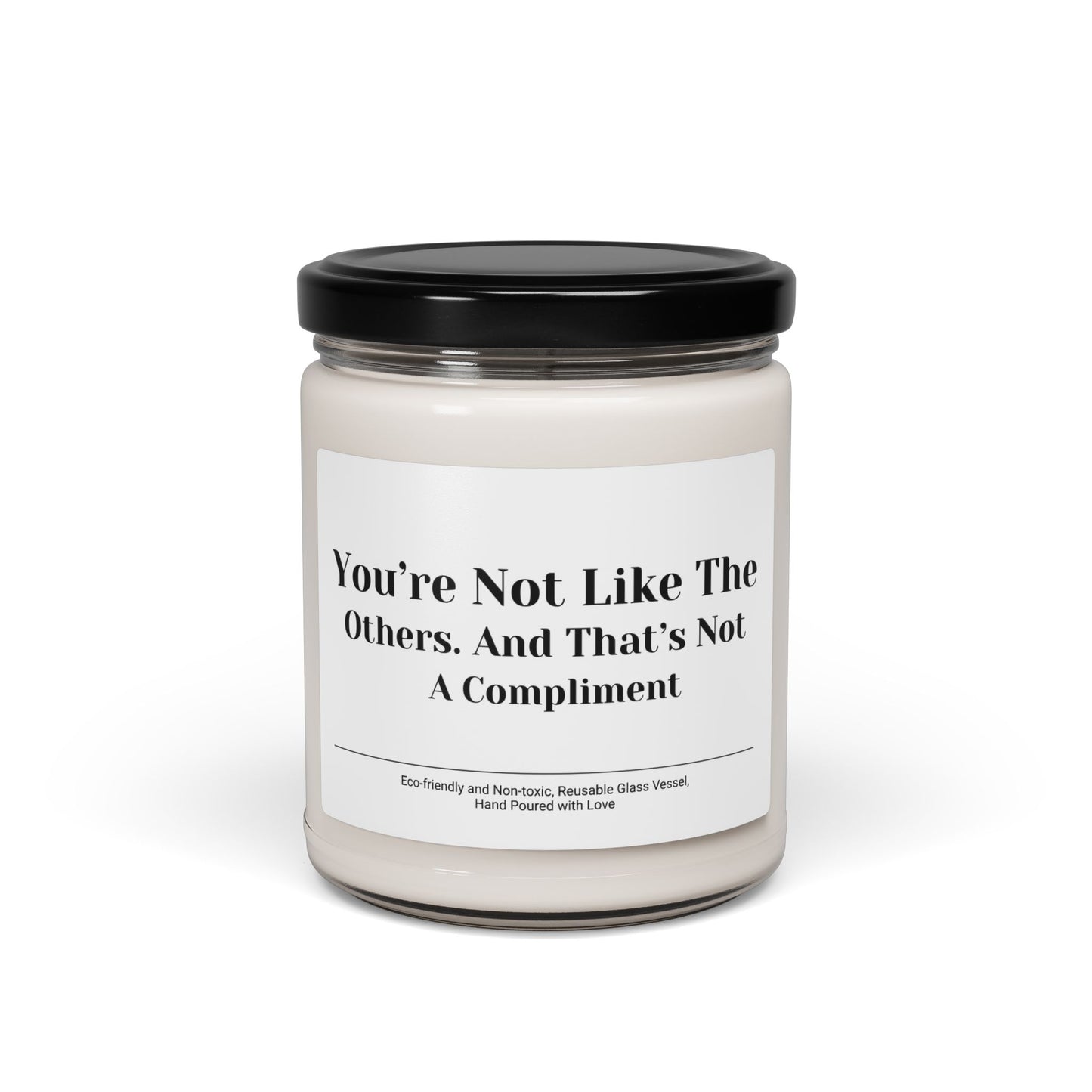 You’re Not Like the Others Sarcastic Scented Soy Candle, 9oz – Funny Gift for Friends or Coworkers