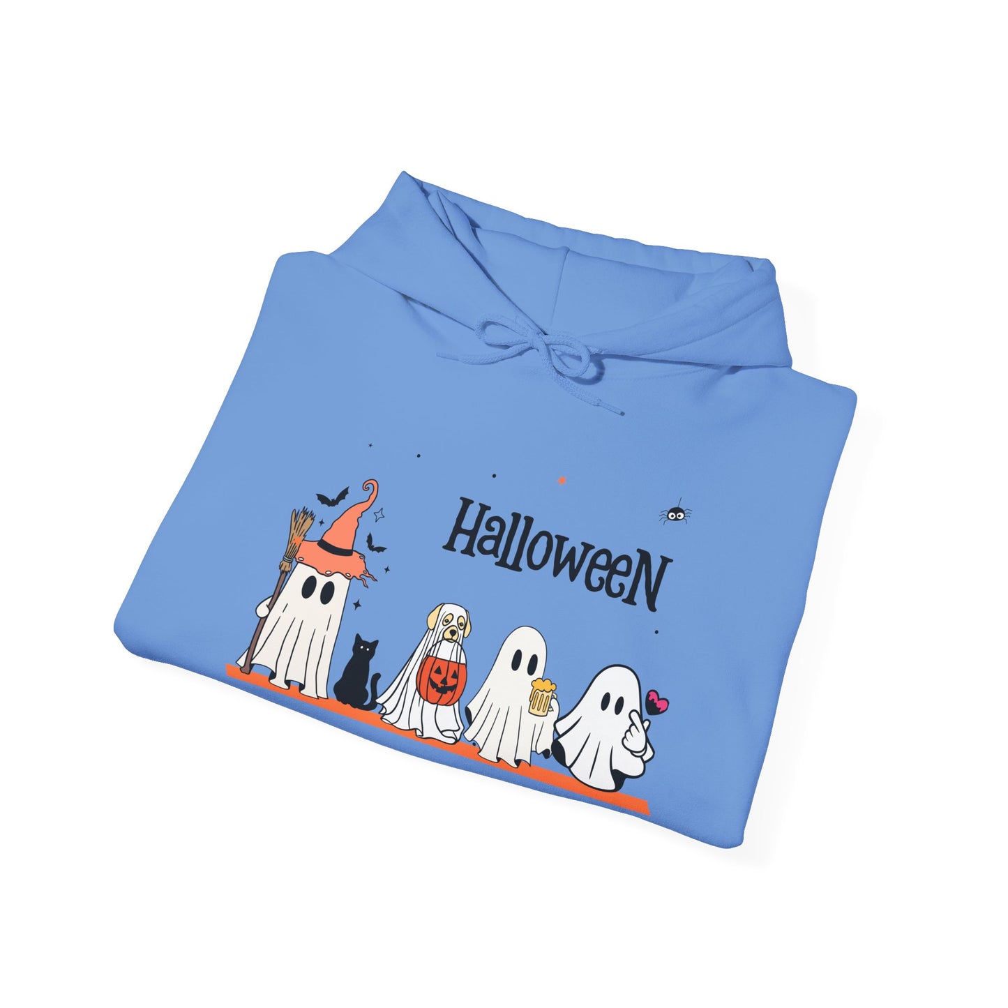 Costumed Cuties” Halloween Hoodie – Ghost Squad in Trick-or-Treat Mode