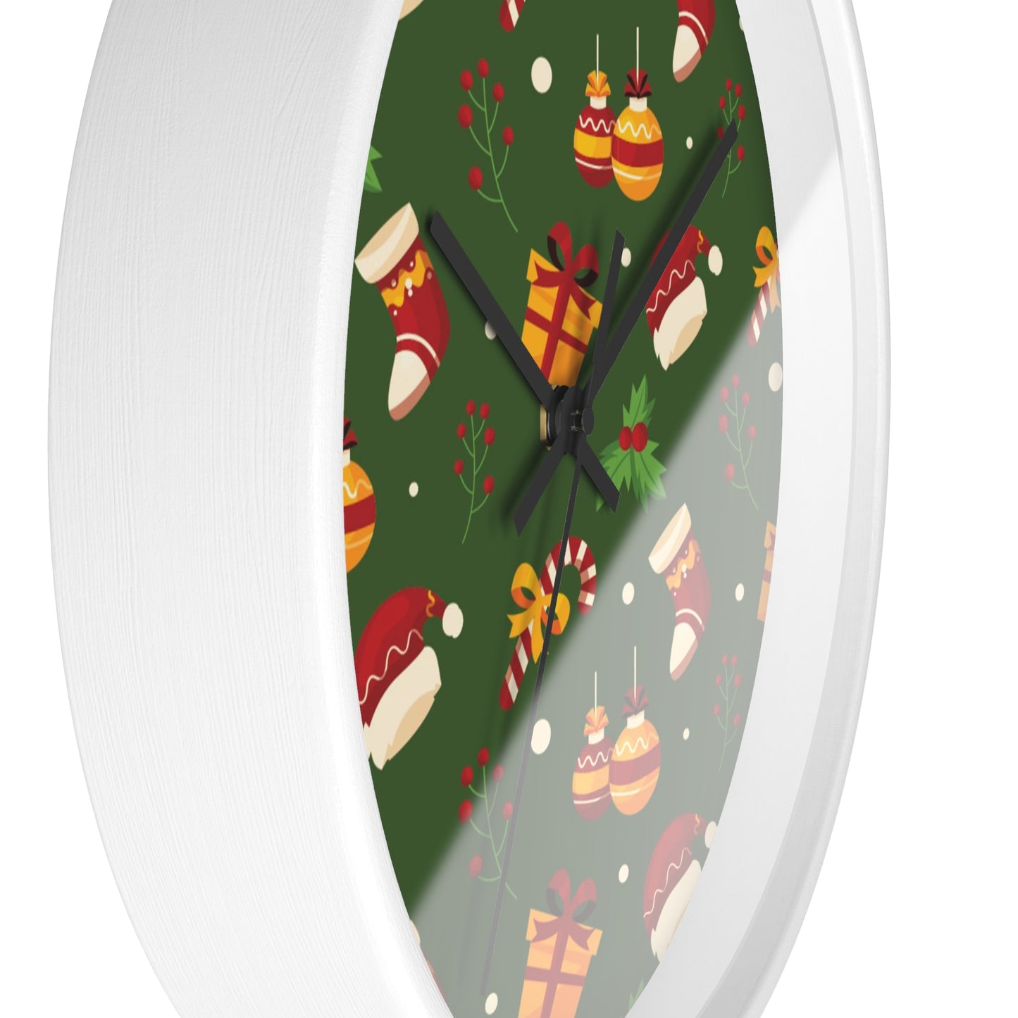 Dark Green Wall Clock