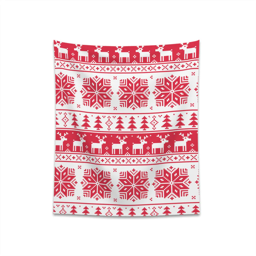 Christmas Printed Wall Tapestry