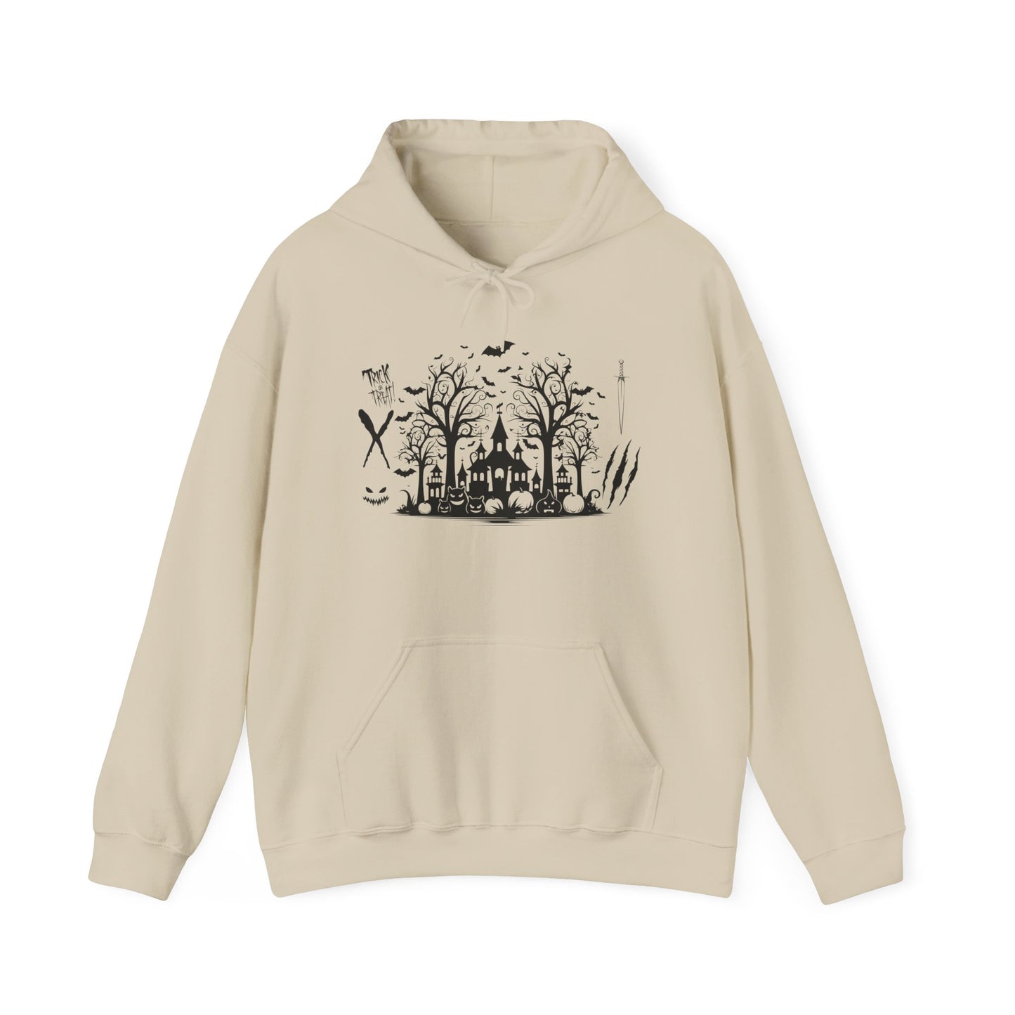 Halloween Hoodie - Creepy Graphic Sweatshirt