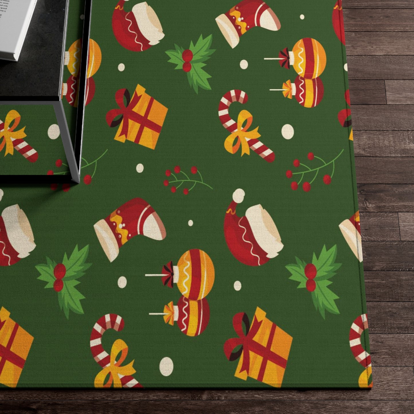 Christmas Dornier Rug, Green