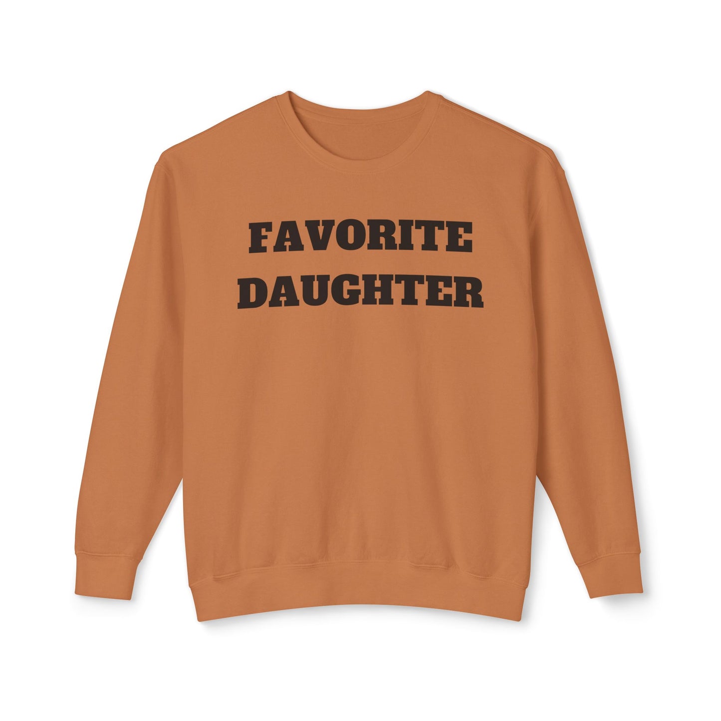 Favorite Daughter Text Graphic Crewneck Sweatshirt for Women