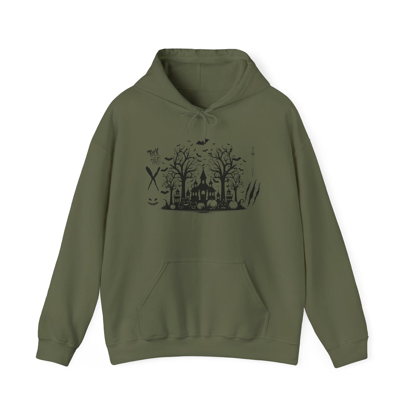 Halloween Hoodie - Creepy Graphic Sweatshirt