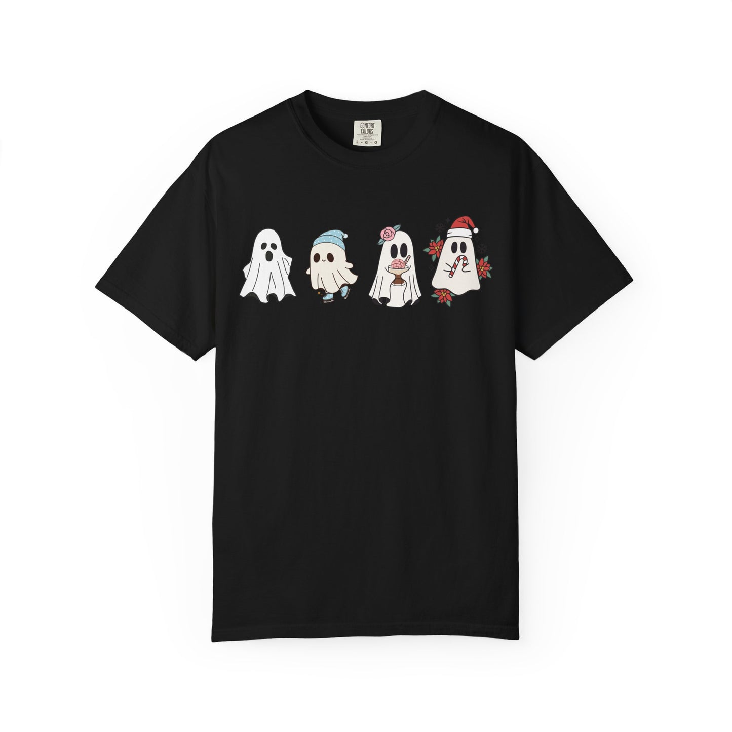 Halloween Ghost Comfort Colors Shirt, Spooky Season Tee, Halloween Cute Women Outfit, Halloween Gift, Halloween Ghost Tshirt