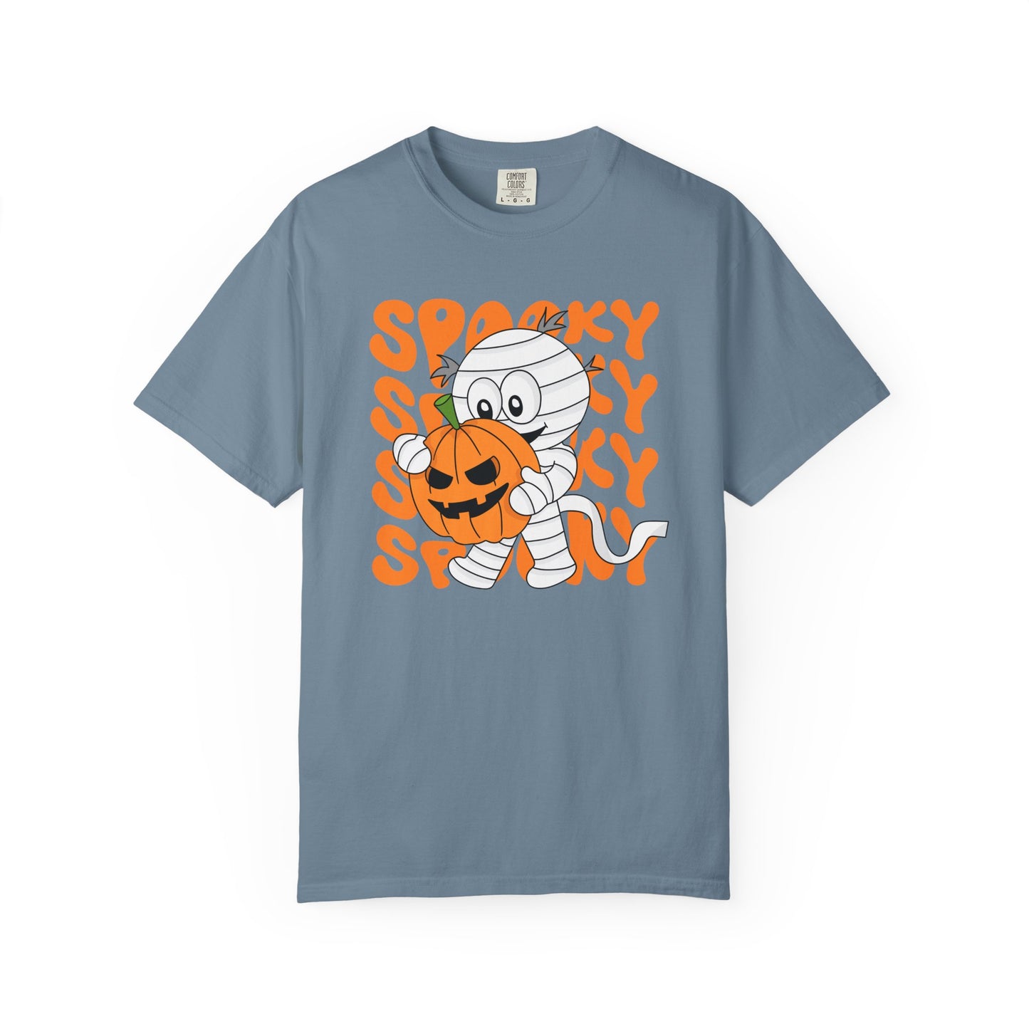 Wrapped & Ready Tee – Mummy Mischief with Pumpkin POP