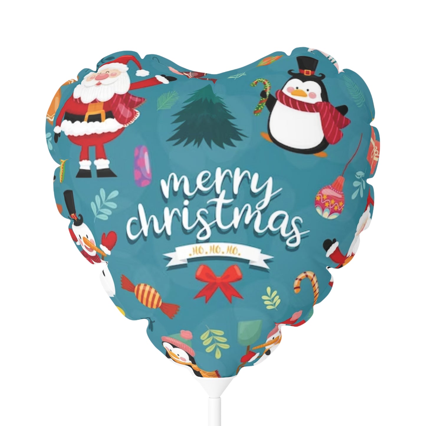 Christmas Balloon (Round and Heart-shaped), 11"