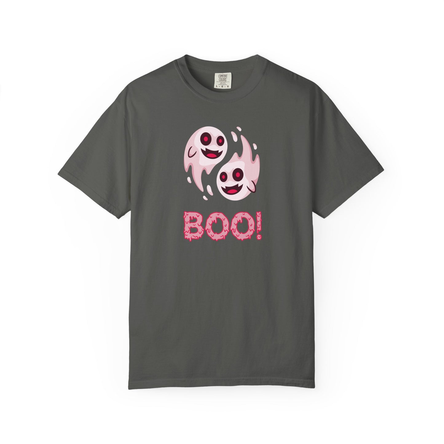 BOO! Double Ghost Tee – Pink Eyed Fright Delight tshirt