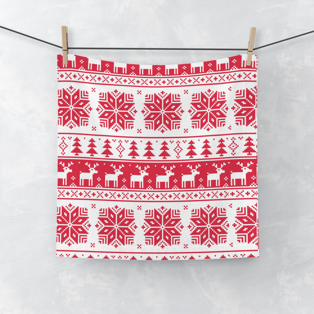 Christmas Face Towel