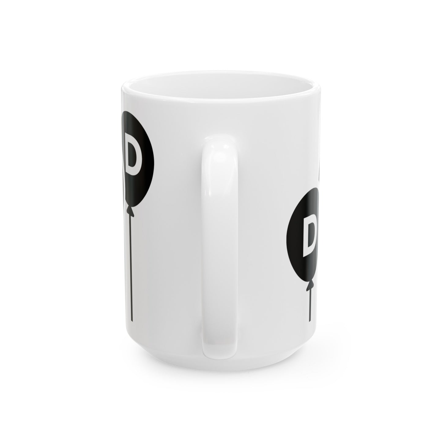 Dad with Baloom Them Ceramic Mug, (11oz, 15oz) for Father